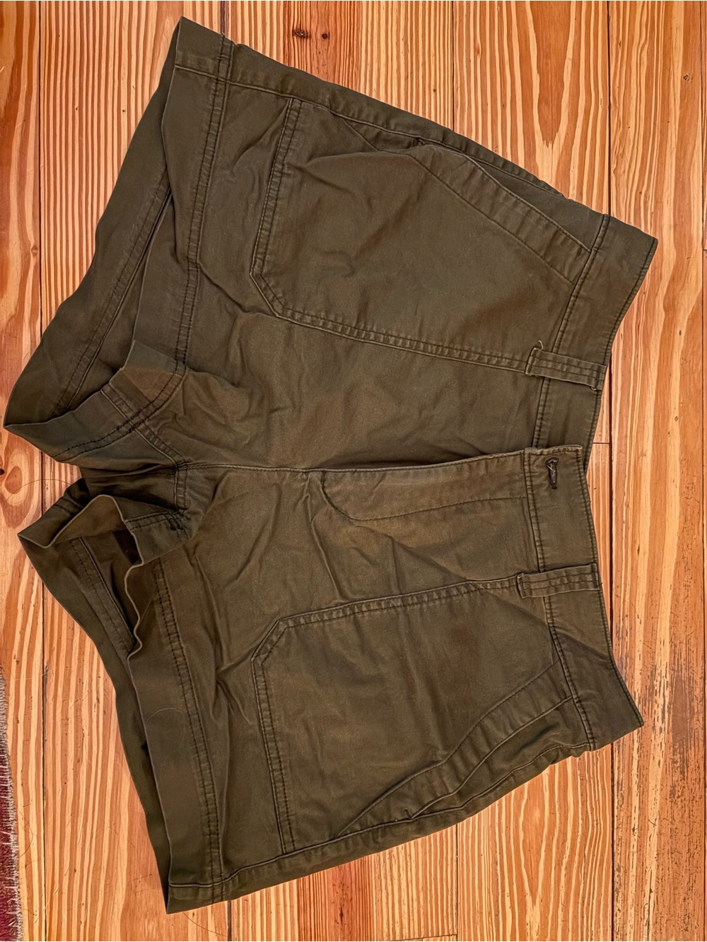 Old Navy Olive Utility Cargo Shorts